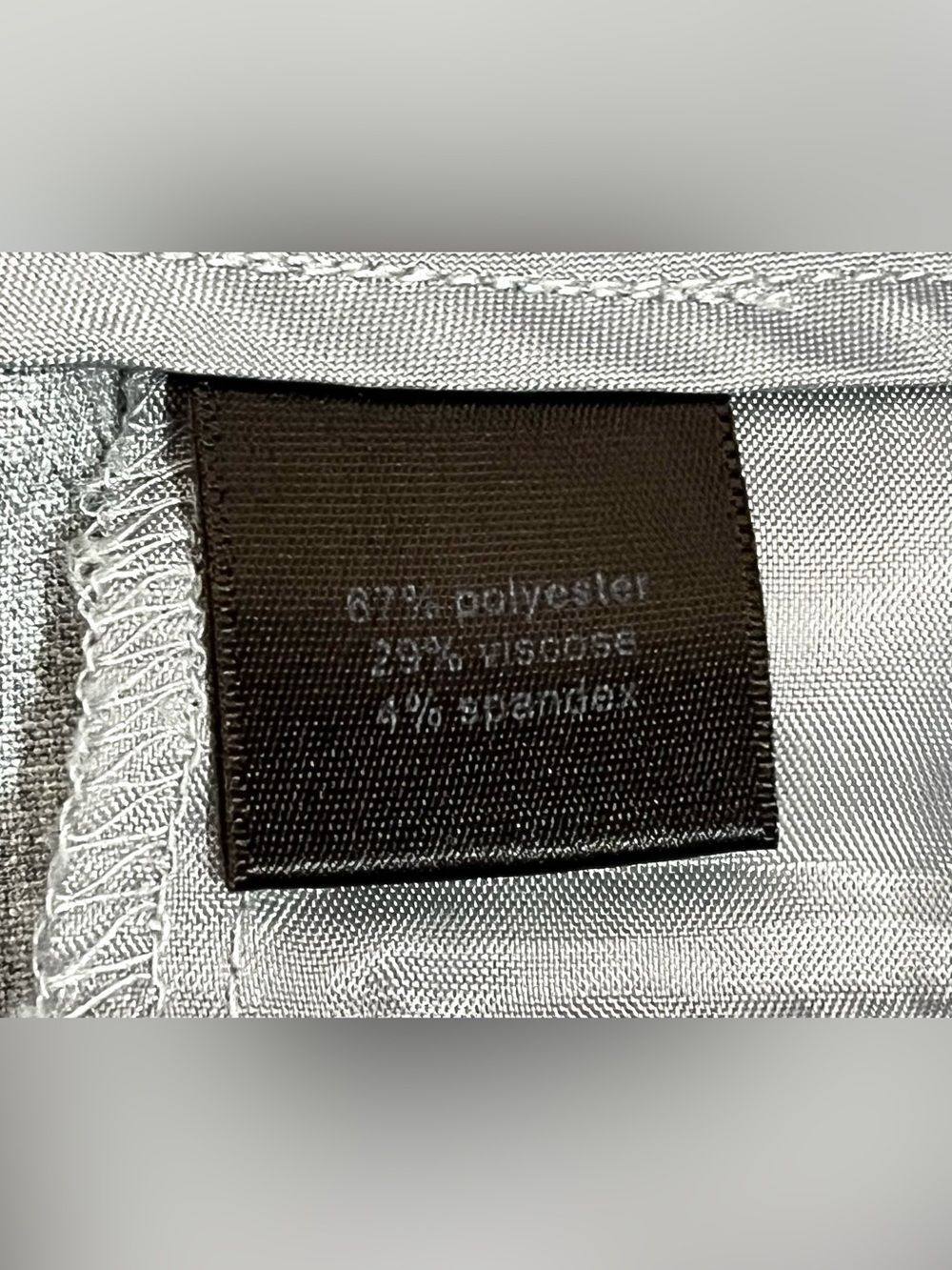 The Limited Collection Drew Fit Light Gray Dress Polyester Blend Pants Women’s 4 - Picture 6 of 16